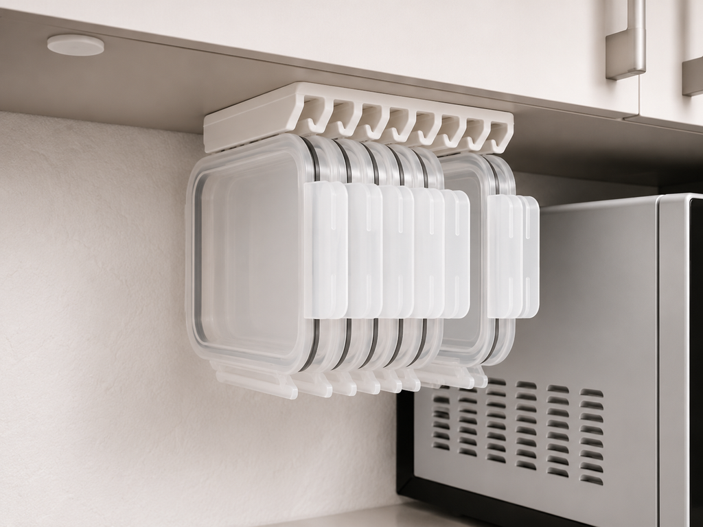 LidLoft 10-Slot Under-Shelf Lid Organizer